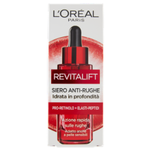L'Oréal Paris Revitalift Siero Anti-Rughe Pro-Retinolo + Elasti-Peptidi 30 Ml