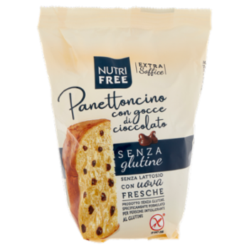 Nutrifree Panettoncino Con Gocce Di Cioccolato Senza Glutine Senza Lattosio 100 g