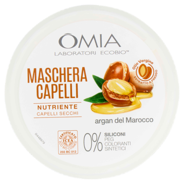 Omia Laboratori Ecobio Maschera Capelli Nutriente argan del Marocco 250 ml