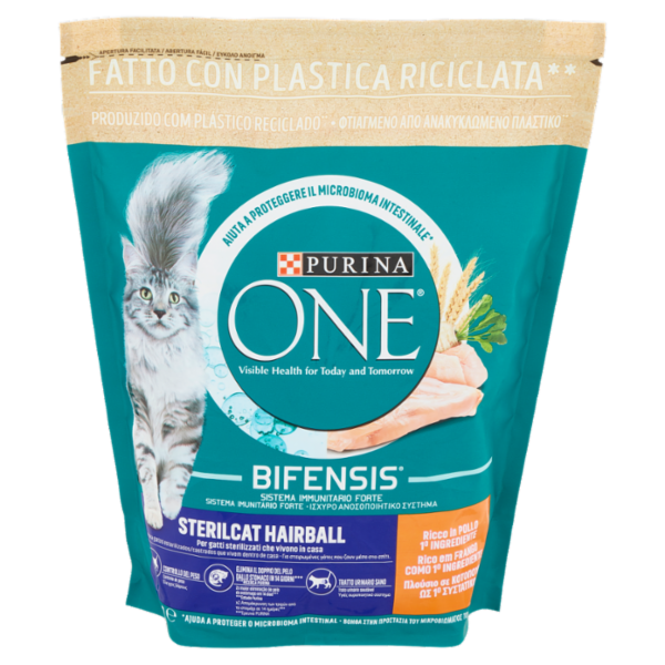 PURINA ONE Sterilcat Hairball Ricco in Pollo 800 g