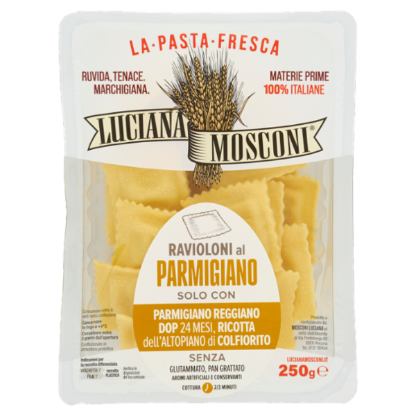 Luciana Mosconi La Pasta Fresca Ravioloni al Parmigiano 250 g
