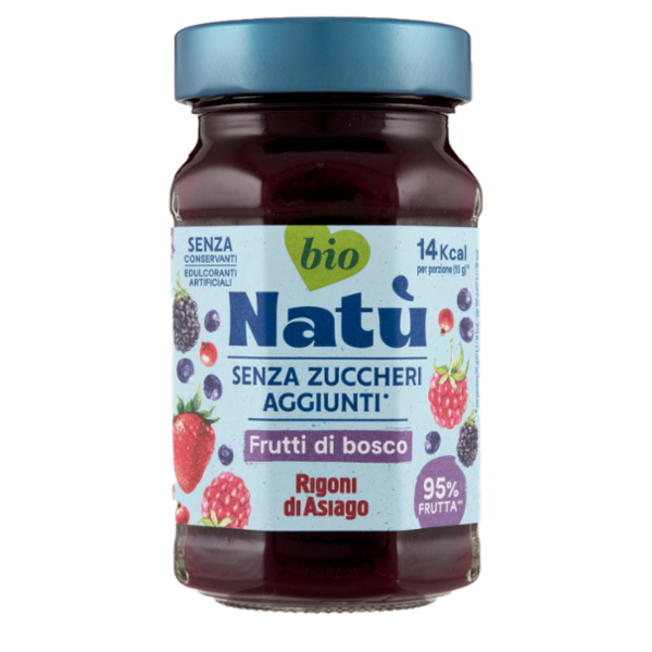 Rigoni di Asiago Natù Senza Zuccheri Aggiunti° Frutti di bosco bio 240 g