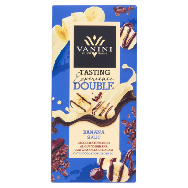 Vanini Tasting Experience Double Banana Split Cioccolato Bianco 85 g