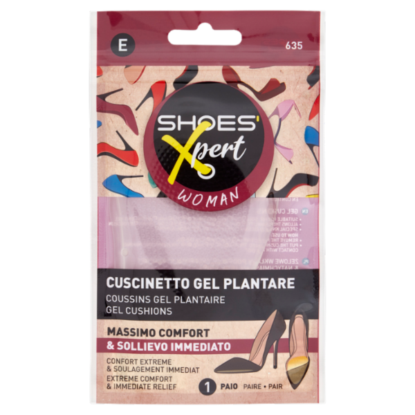 Shoes'Xpert Woman Cuscinetto Gel Plantare 1 Paio