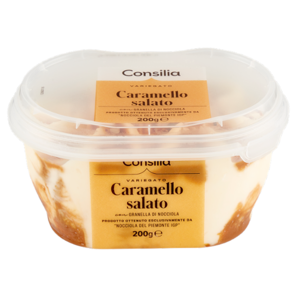Consilia Gelato Variegato al Caramello Salato 200 g