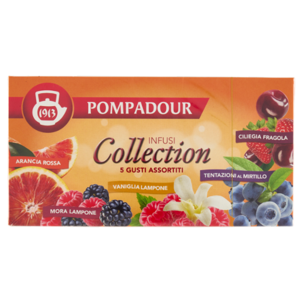 Pompadour Infusi Collection 5 Gusti Assortiti 25 x 2,75 g