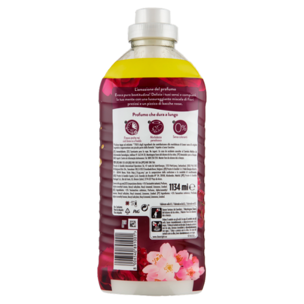 Lenor Ammorbidente Lavatrice Concentrato, Gelsomino Scarlatto e Rose de Mai 1134 ml