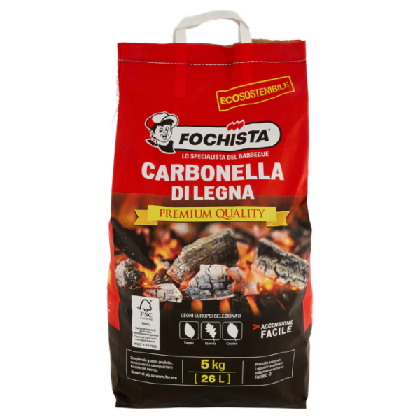 Fochista Carbonella di Legna Premium Quality 5 kg