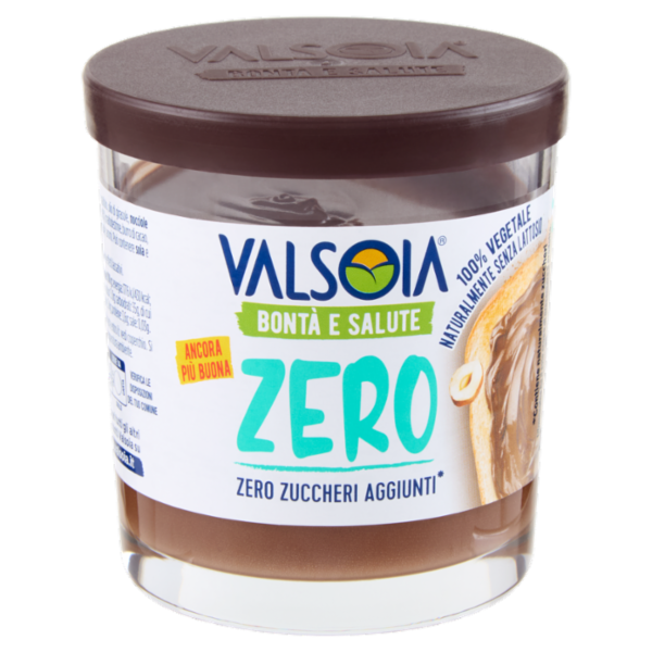 Valsoia Bontà e Salute la Crema alle Nocciole e Cacao Zero Zuccheri Aggiunti* 200 g