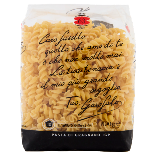 Garofalo Fusilli 63 Pasta di Gragnano IGP 500 g