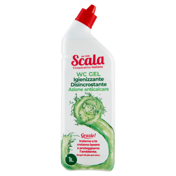 Scala WC Gel Igienizzante Disincrostante Azione anticalcare 1L