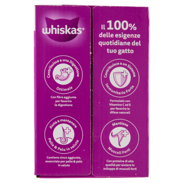 Whiskas Selezione Gustosa in salsa con manzo, con pollo 10x85g