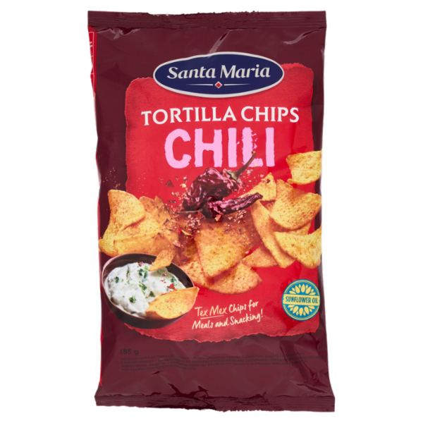 Santa Maria Tortilla Chips Chili 185 g