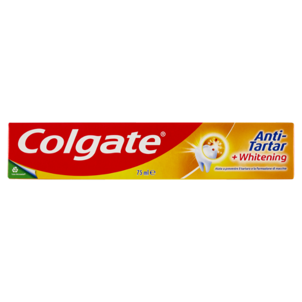 Colgate dentifricio sbiancante Antitartaro + Whitening 75 ml