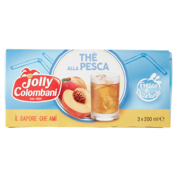 Jolly Colombani Thè alla Pesca 3 x 200 ml