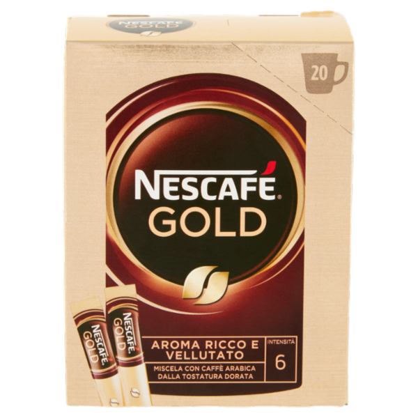 NESCAFÉ Gold Caffè Solubile 20 Bustine da 1,7g