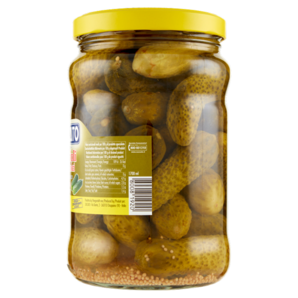 Zuccato Cetrioli agrodolci 1550 g