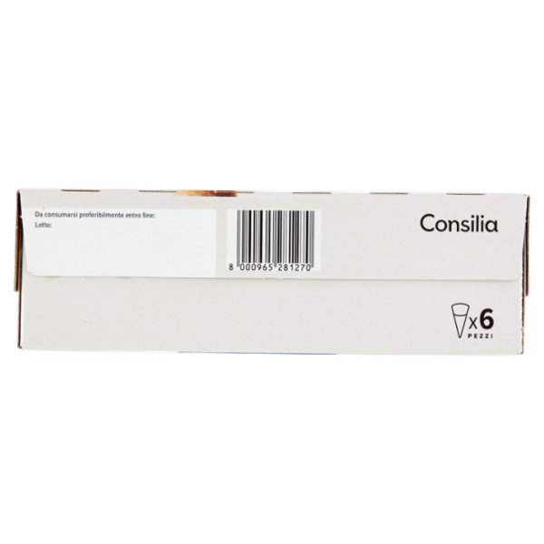 Consilia 6 Coni di Gelato Panna 450 g