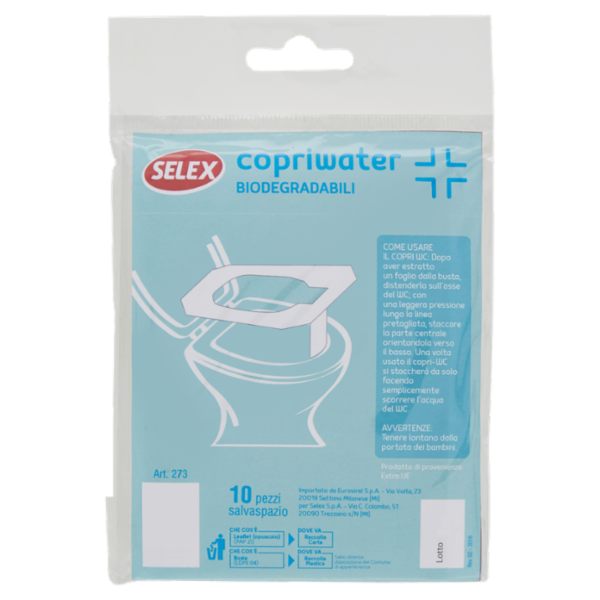 Selex Copri Water Biodegradabili 10 pezzi