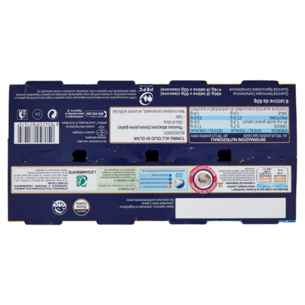 Mareblu Tonno all'Olio d'Oliva 8 x 60 g