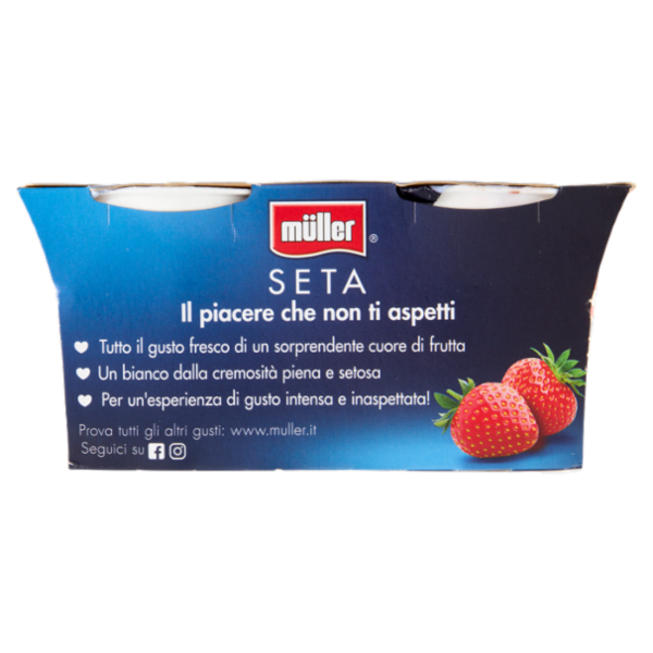 müller Bianco Seta con Cuore di Fragola 2 x 125 g