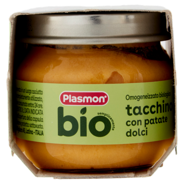 Plasmon semplicemente bio tacchino con patate dolci 2 x 80 g