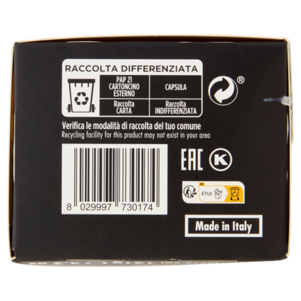 caffè motta Espresso Pregiato Capsule in Alluminio Compatibili con Macchine Nespresso 22 x 5,5 g