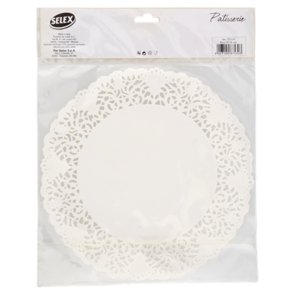 Selex Patisserie Pizzo Tondo Cm 26 15 pezzi