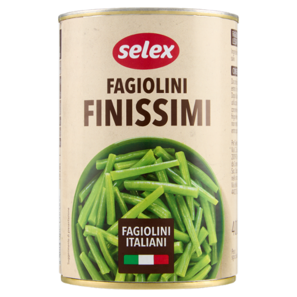 Selex Fagiolini Finissimi Lessati 400 g