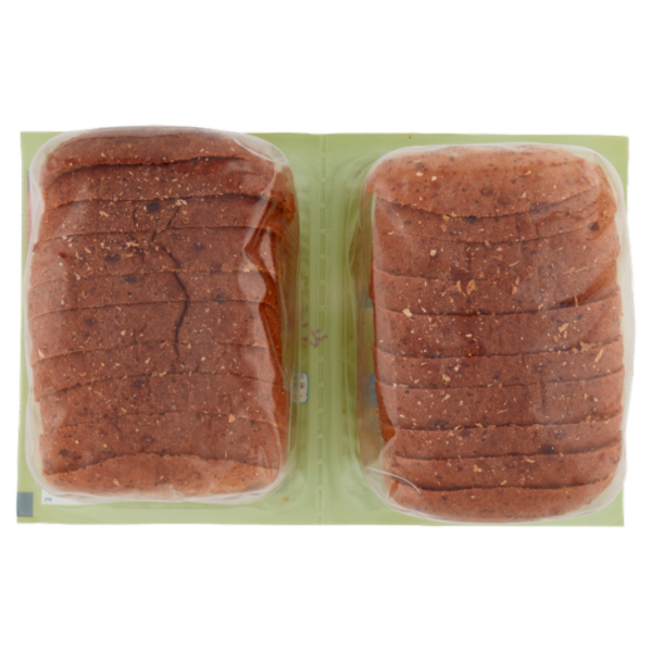 Céréal Senza Glutine Pane Rustico ai semi, Pan Bauletto senza Olio di Palma - 2 per 200g