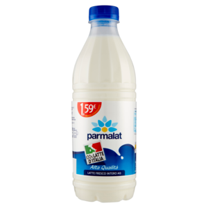 Parmalat 100% Latte D'Italia Alta Qualità Latte Fresco Intero AQ 1000 Ml