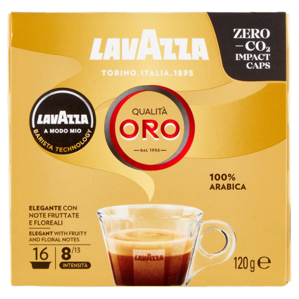 Lavazza A Modo Mio Qualità Oro 16 Capsule 120 g