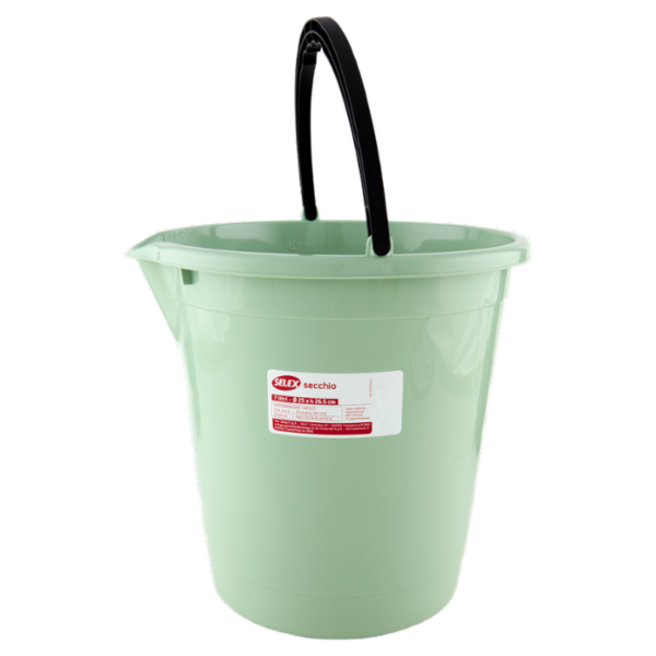 Selex Secchio Diametro 25 cm Verde Cammeo 7 L