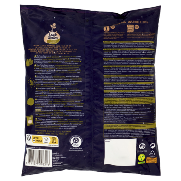 Lamb Weston Potato Dippers 650 g