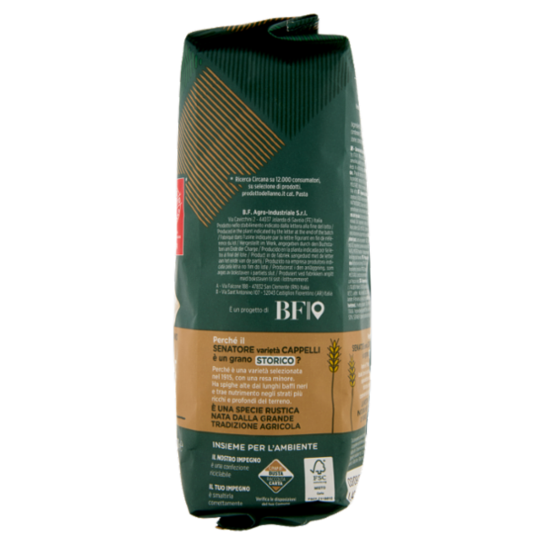 Le Stagioni d'Italia Senatore varietà Cappelli Tortiglioni 500 g