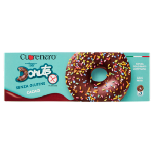 Cuorenero Tiny Donuts Senza Glutine Cacao 3 x 37 g