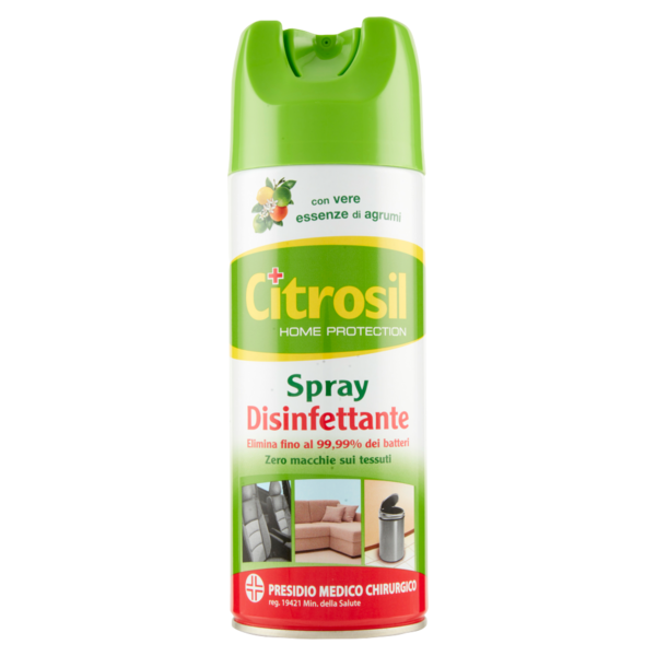 Citrosil Home Protection - Spray Disinfettante con essenze di agrumi, 300 ml