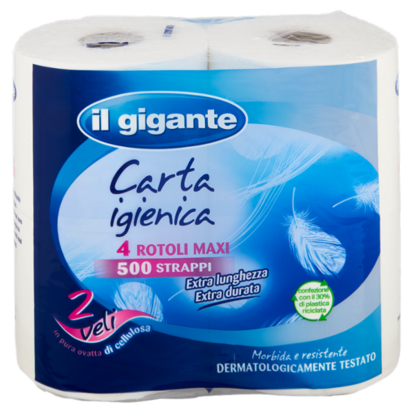 IL GIGANTE Carta igienica Rotoli Maxi 4 pz