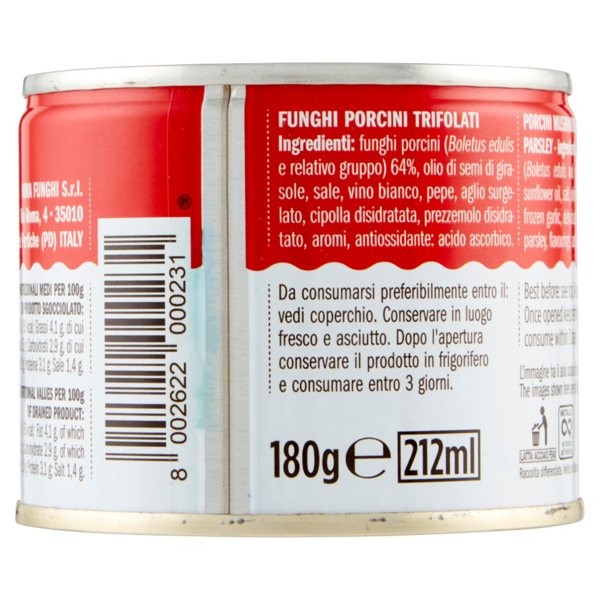 nova Porcini Funghi Trifolati 180 g