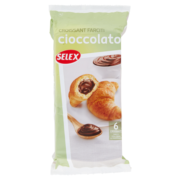 Selex Croissant con Crema al Cacao 6x45 g