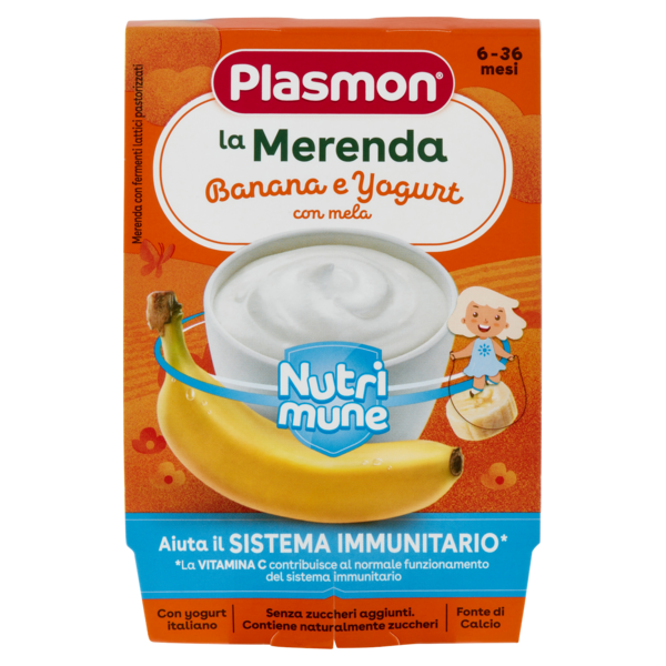 Plasmon la Merenda Banana e Yogurt Nutri mune 240 g