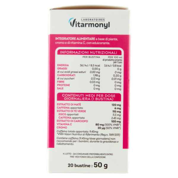 Laboratoires Vitarmonyl Slim 5 Azioni 20 Bustine 50 g
