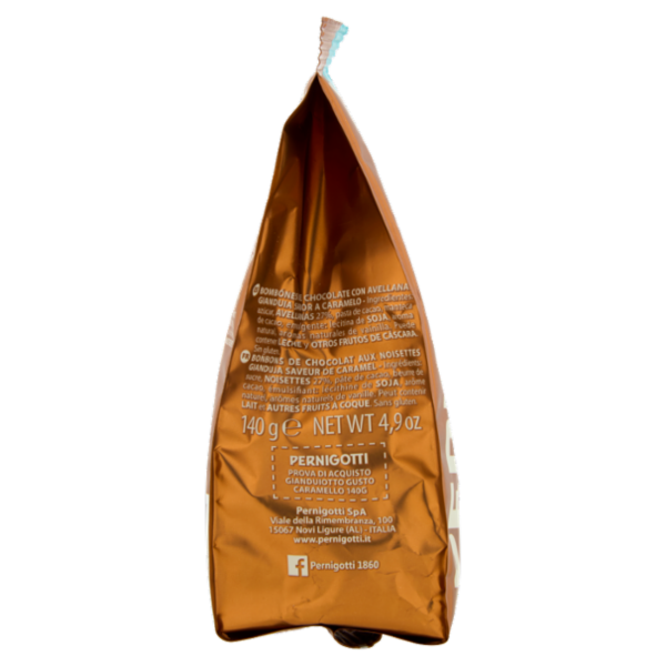 Pernigotti Gianduiotto Gusto Caramello Praline di Cioccolato Gianduia 140 g