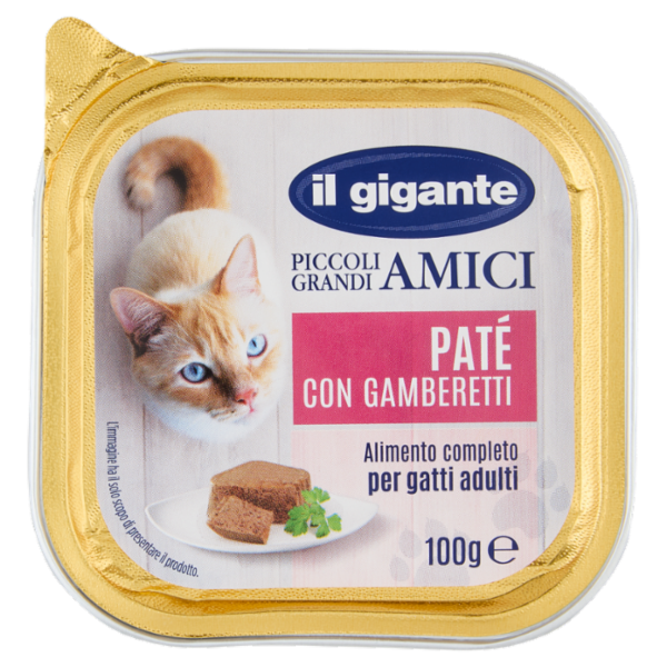 IL GIGANTE Piccoli Grandi Amici Paté con Gamberetti 100 g