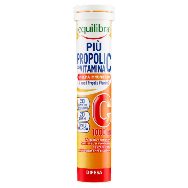 equilibra Più Propoli con Vitamina C 20 Compresse Effervescenti 88 g