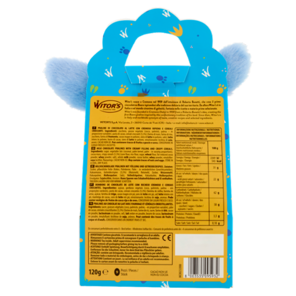 Witor's Bianco Cuore Ovetti di Cioccolato al Latte 120 g