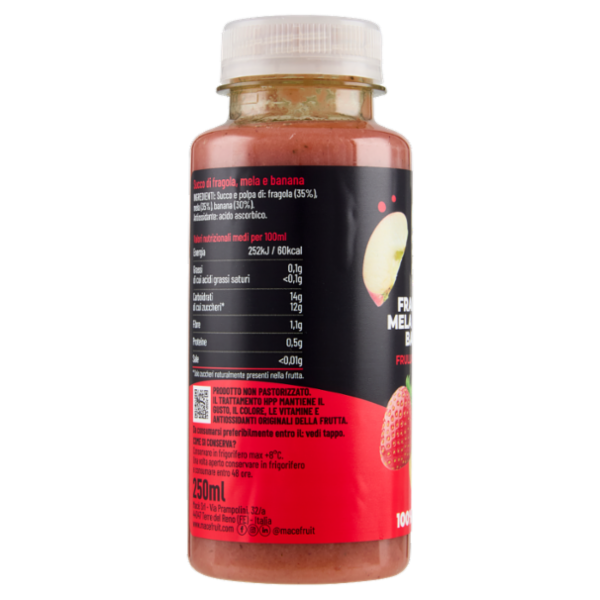 macè Fragola Mela Banana Frullato 250 ml