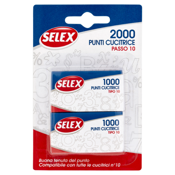 Selex Punti Cucitrice Tipo 10 1000 Punti