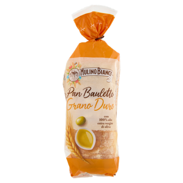 Mulino Bianco Pan Bauletto Grano Duro Pane Ideale per Panini 400g