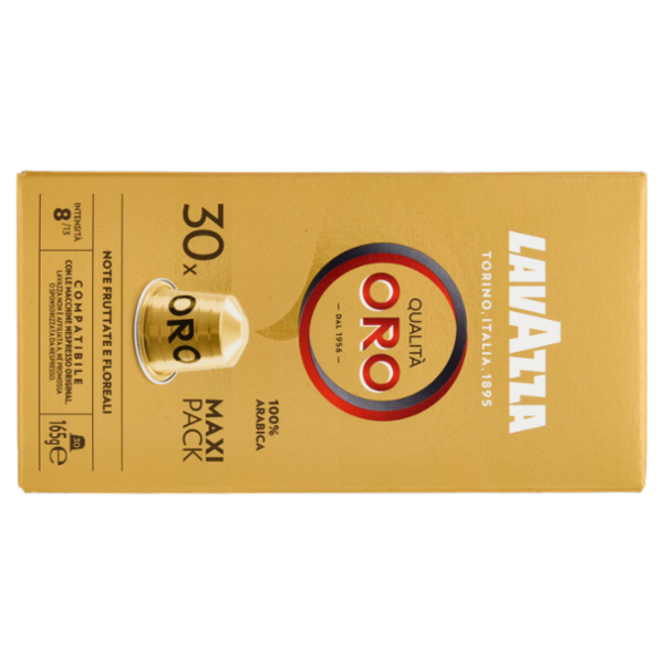 Lavazza Qualità Oro Compatibile con Nespresso Original 30 Capsule 165 g
